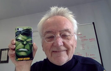 Peter Woodd, Case Station Global CEO, and his Custom MARVEL Hulk iPhone Case